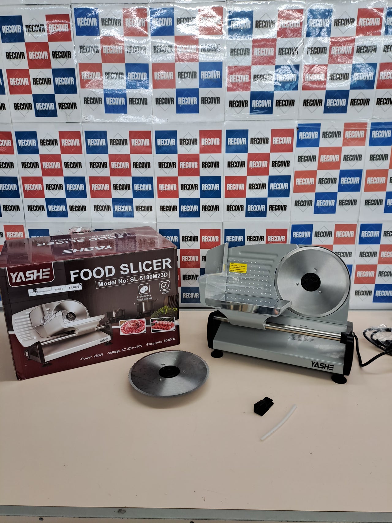 Cortadora de fiambre YASHE 250W
