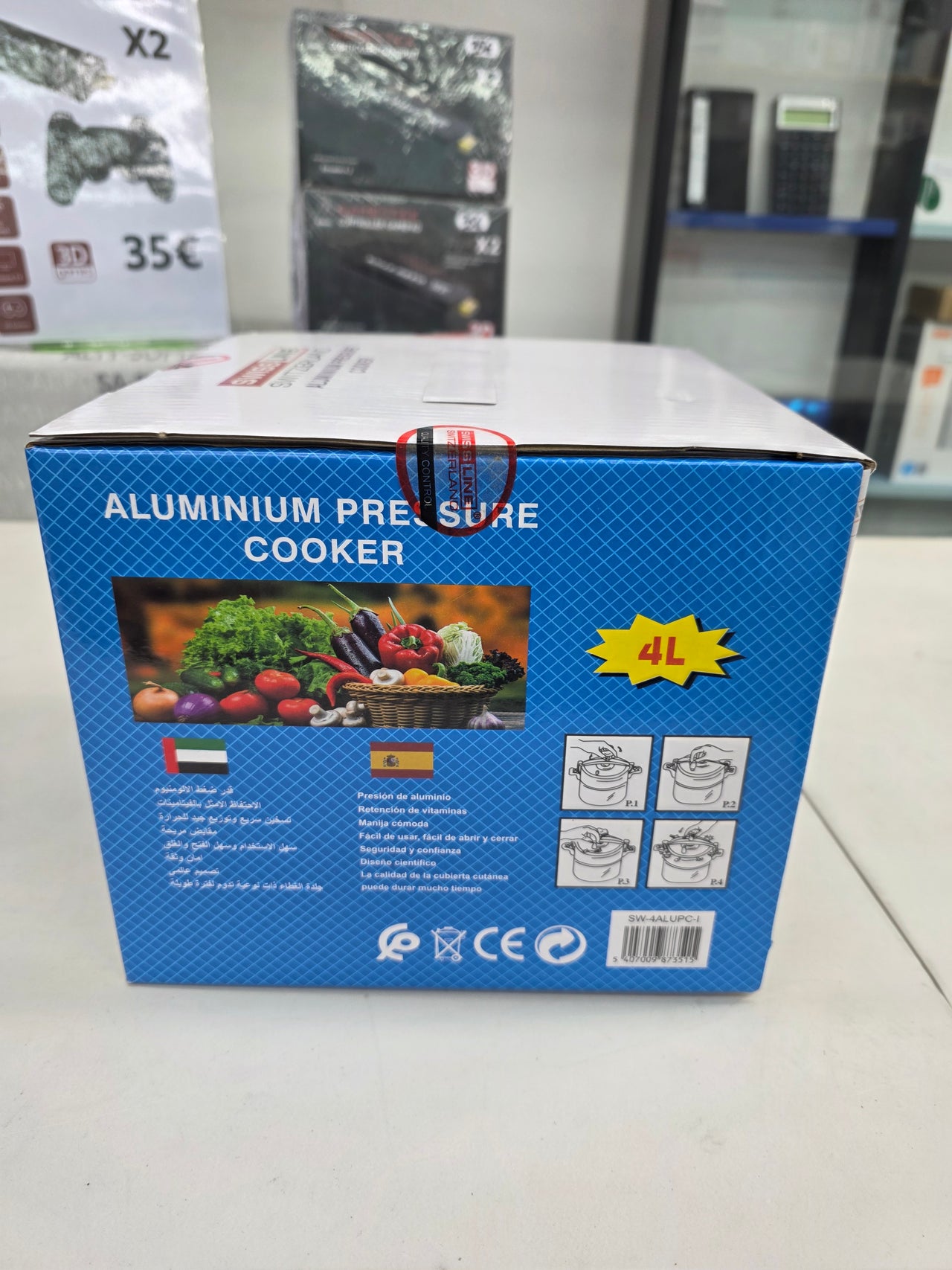 Ollas a presión 4L SW-4ALUPC-I