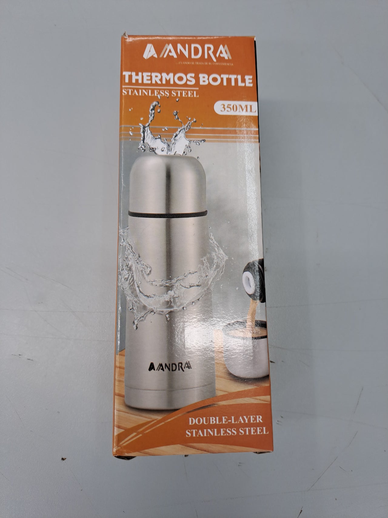 Termo acero inoxidable, 305ML ANDRA A-SSB003