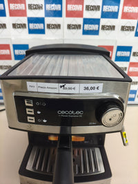 Cecotec Power Espresso 20 cafetera express manual 20 bares y depósito de 1,6 L