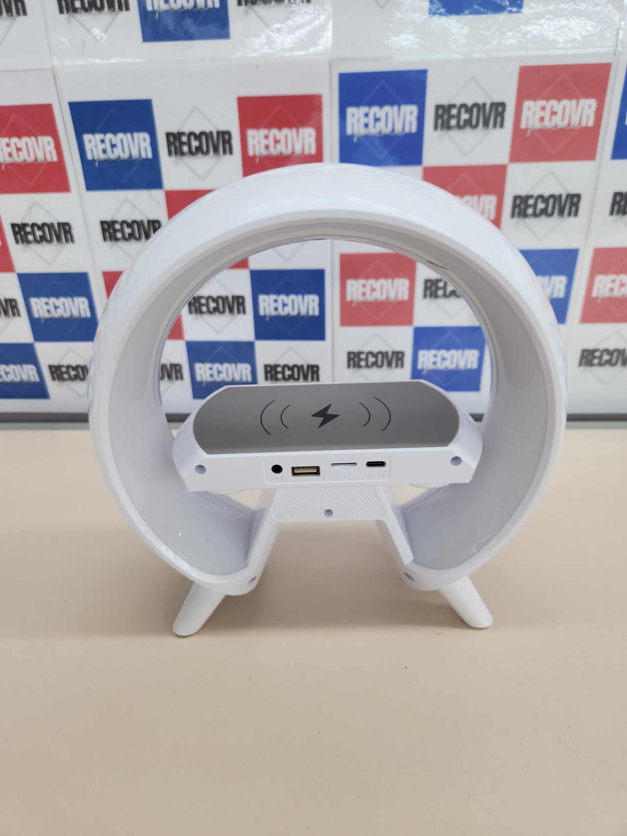 Lámpara nocturna LED multifunción Bluetooth carga inalámbrica HM-G6