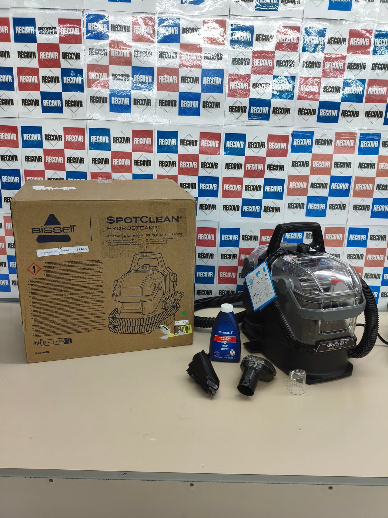 Limpiador de tapicerías BISSELL SpotClean HydroSteam