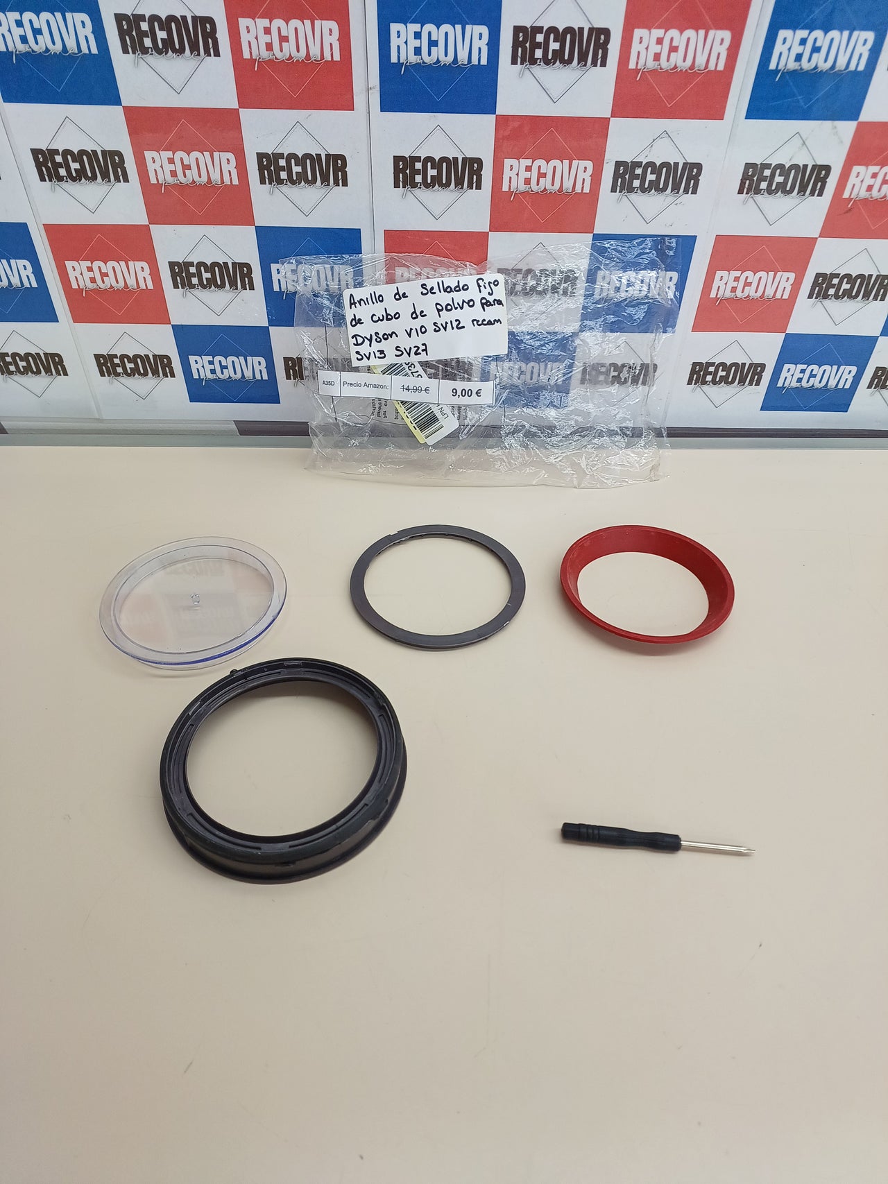 Anillo sellado cubo polvo Dyson V10 RUKHOOL