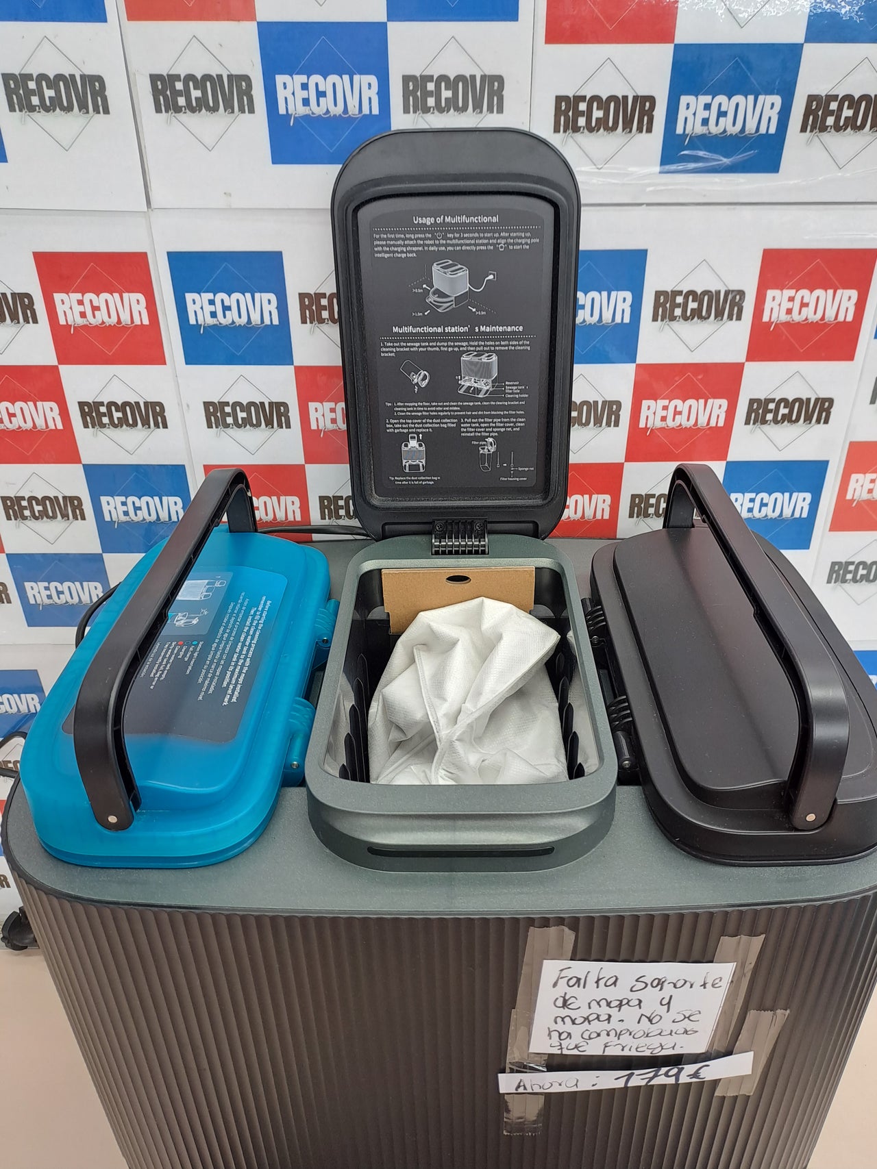 Robot aspirador estación vaciado automático Conga 11090