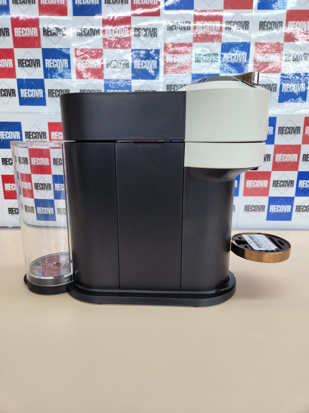 Cafetera Automática de Cápsulas con Sistema de Preparación con un Solo Toque, ENV120.W, Blanco Nespresso Vertuo Next Máquina de Café y Espresso con WIFI y Bluetooth Integrados