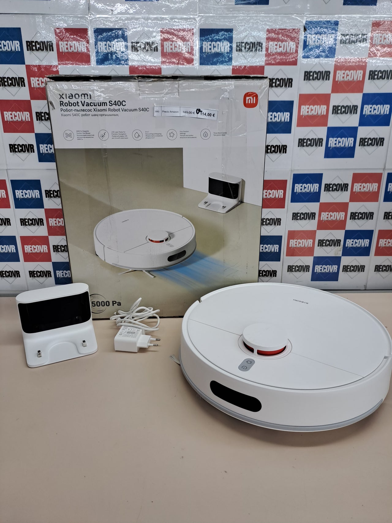 Robot aspirador 2en1 5000Pa LDS S40C Xiaomi