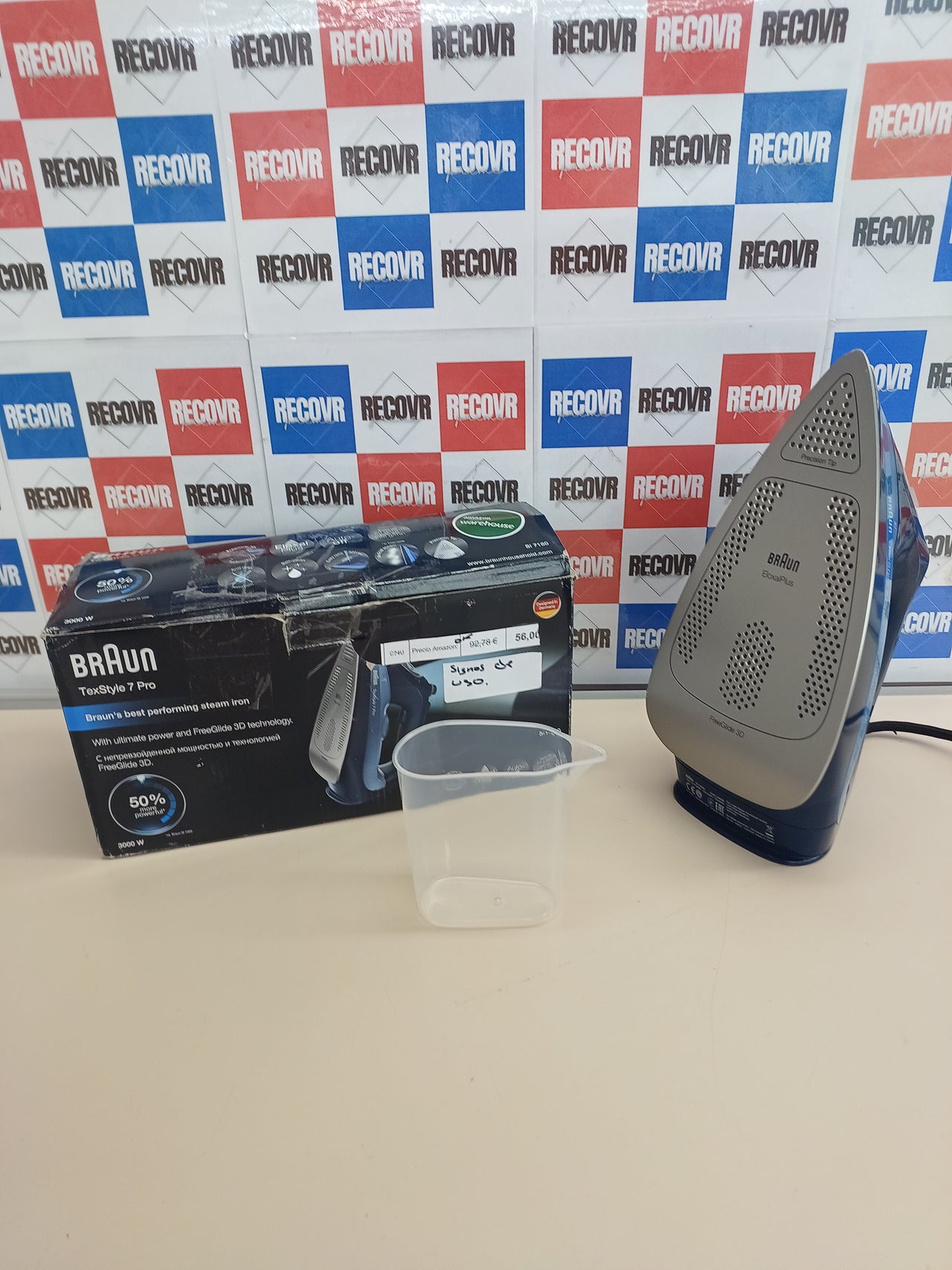 Plancha vapor 3100 W suela Freeglide 3D vertical - Braun