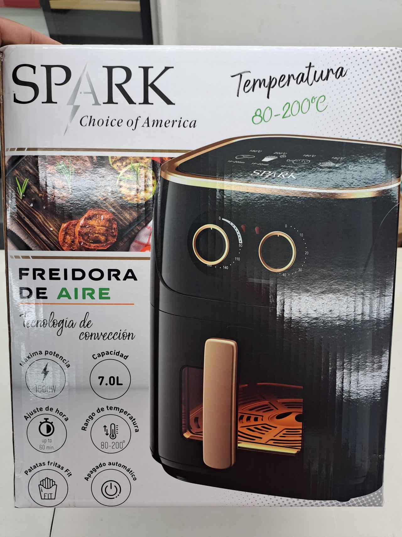 Freidora de aire Spark  7.0 S-138AF/7
