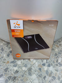 Báscula de Baño, preción de 50 g, sensor multipunto, hasta 180 kg Oryx EEL1501