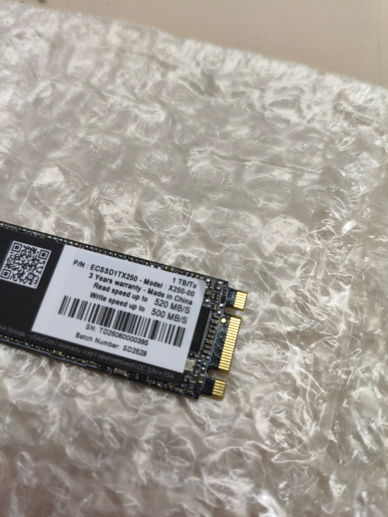 SSD interno EMTEC X250 M.2 SATA 1 TB