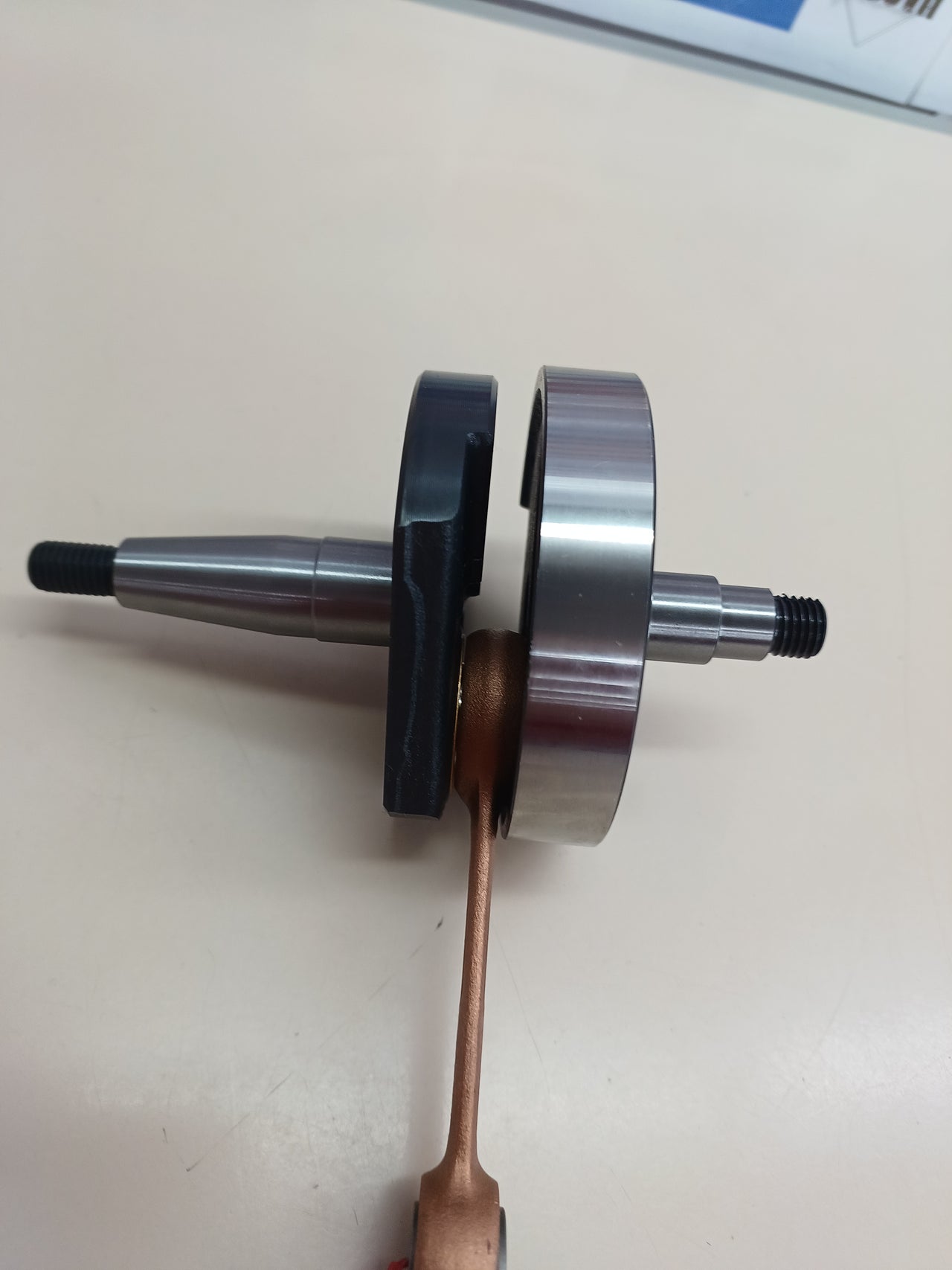 Cigüeñal motor transmisión moto Poloni