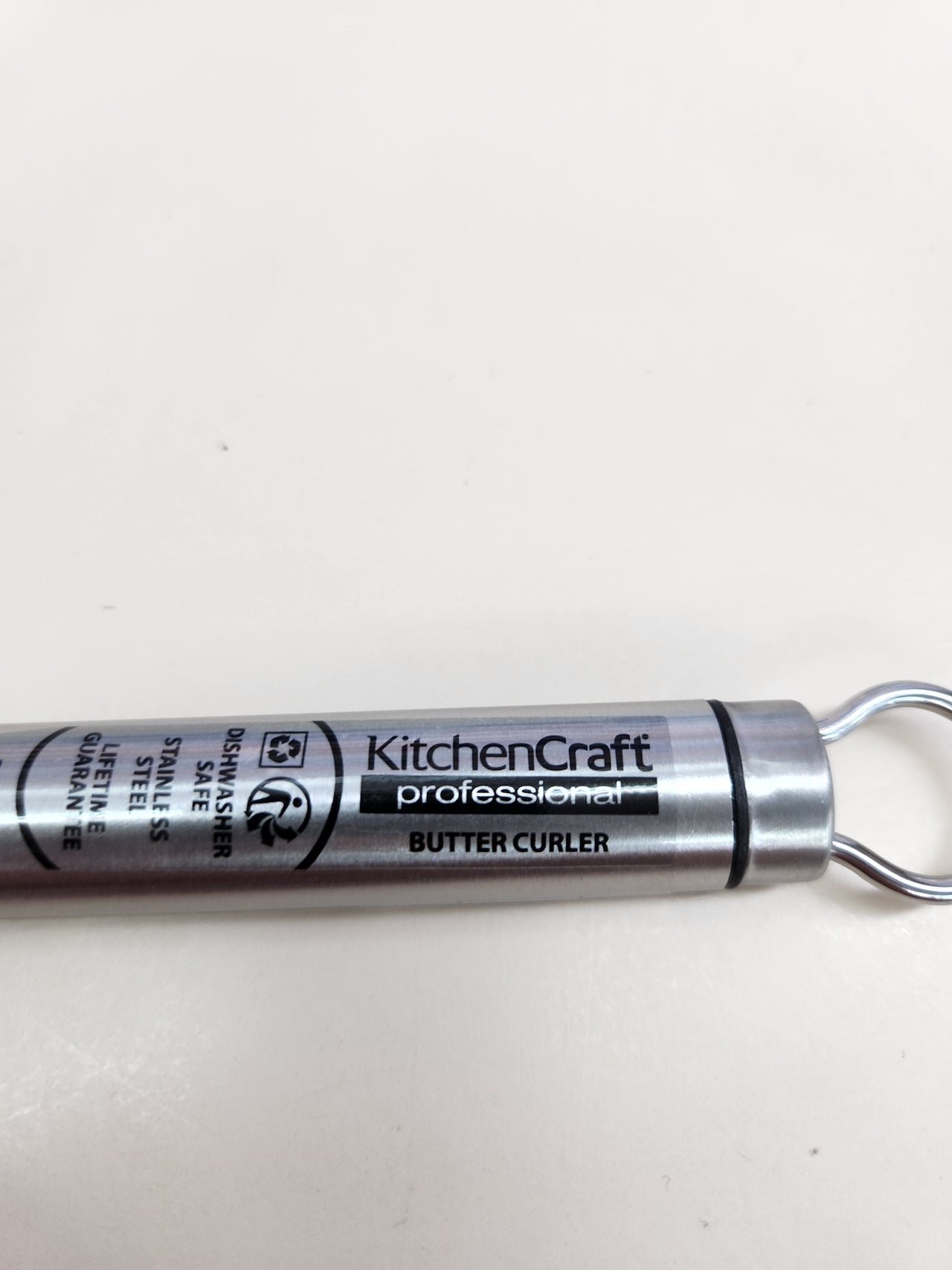 Rizador de mantequilla profesional de acero inoxidable KitchenCraft, 18 cm (7")