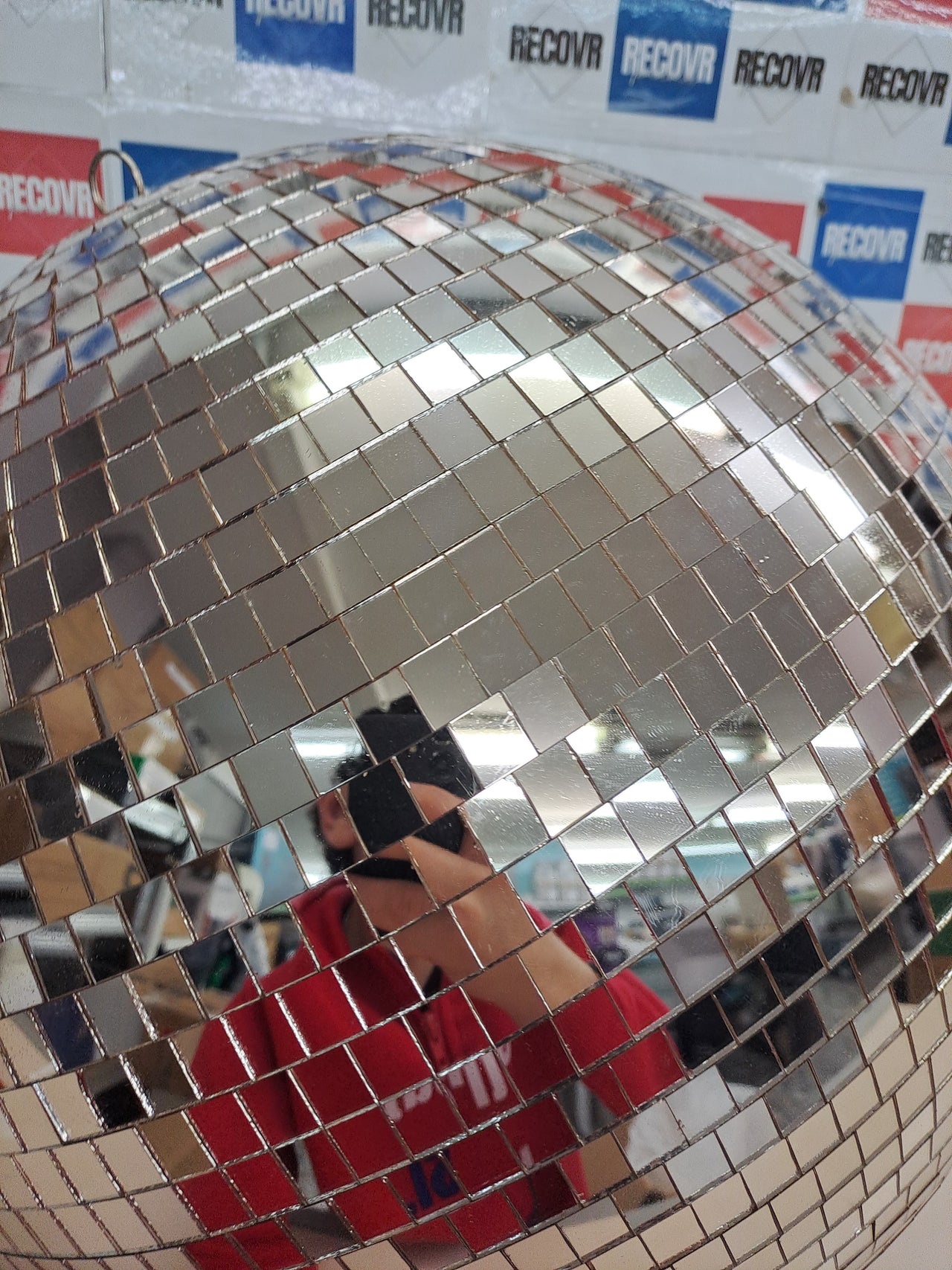 Bola discoteca 50cm decorativa fiesta Relaxdays