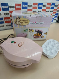 Gofrera 12 Cake-Pop-Sticks, Cake-Pop's en Diseño Retro, Bestron Tenedor &  recubrimiento antiadherente, Colección Sweet Dreams, Color: rosa