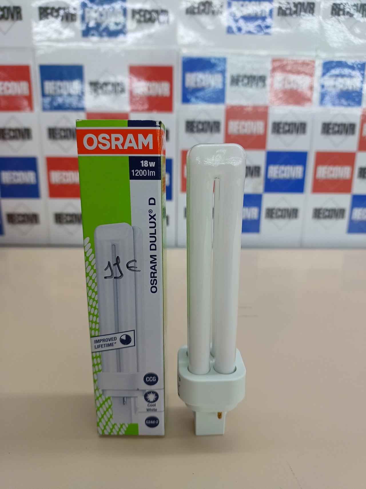 Osram Bombilla de bajo Consumo, Casquillo de 2 Pines para operar ECC G24d-2, 18 W