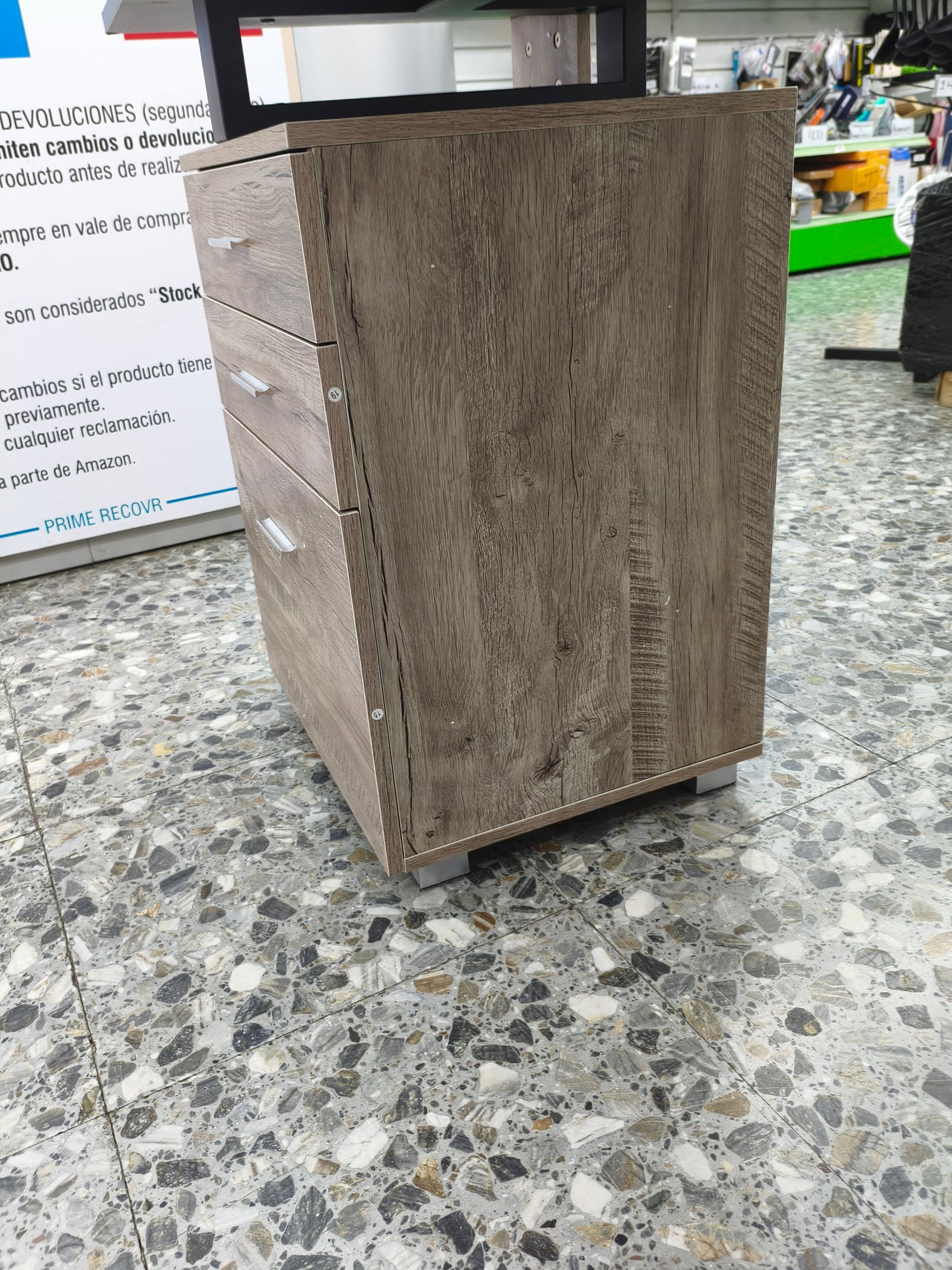 Escritorio BAKAJI 120x50 cm roble