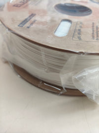 Filamento ABS para impresora 3D, 1,75 mm, 1 kg, blanco.