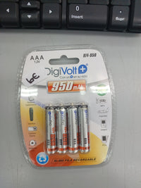 Pila AAA Recargable 950mAh DigiVolt BT4-950