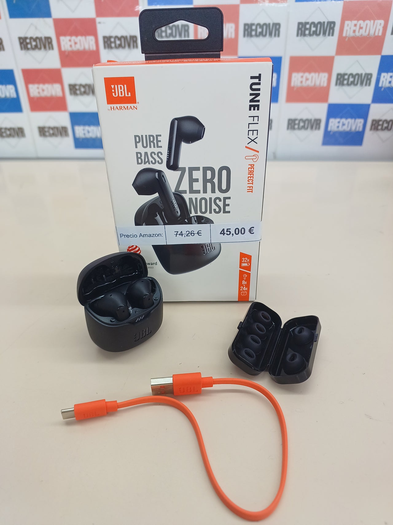 Auriculares inalámbricos JBL cancelación de ruido negros