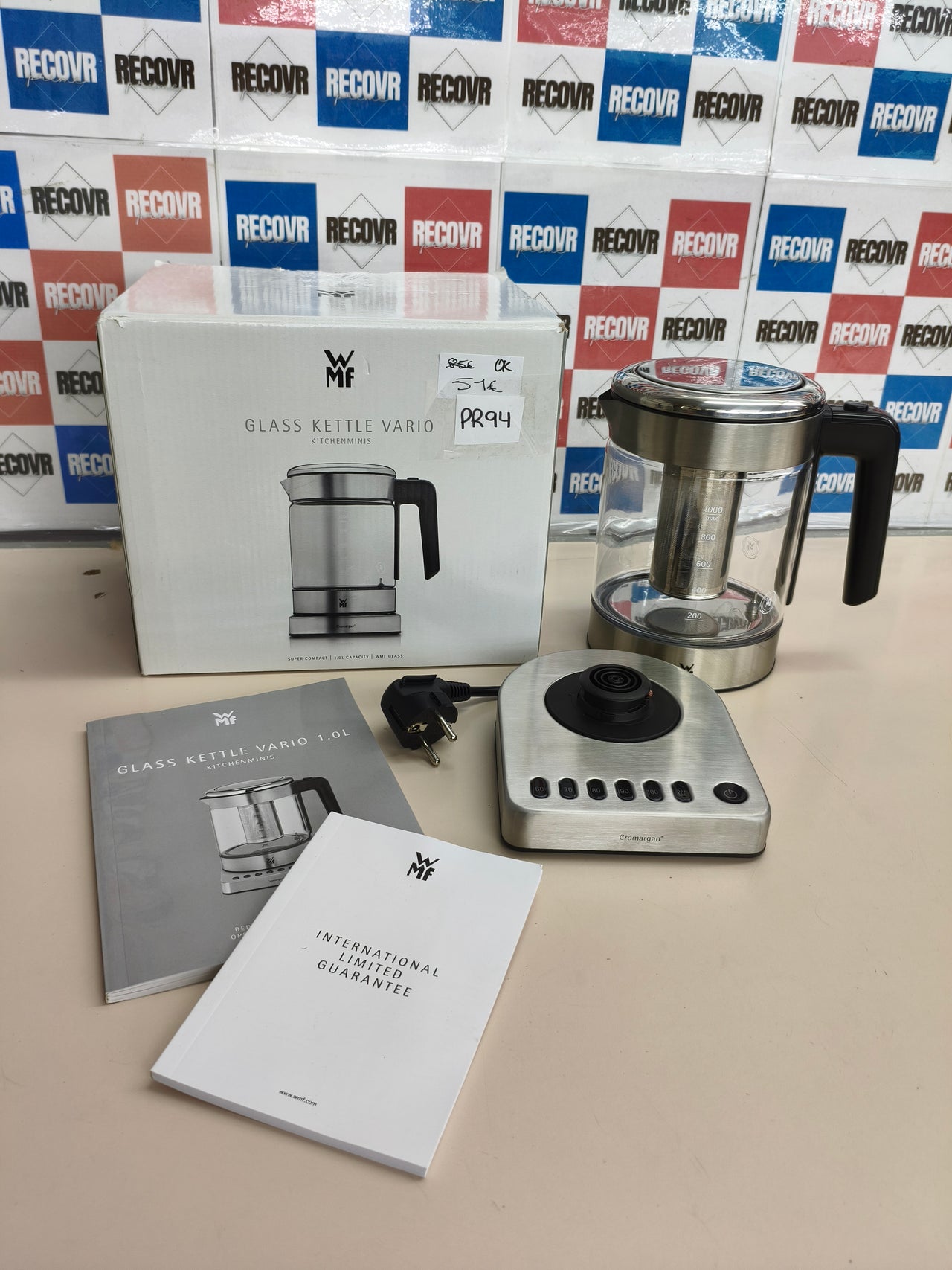 Hervidor de vidrio Vario 1.0L
