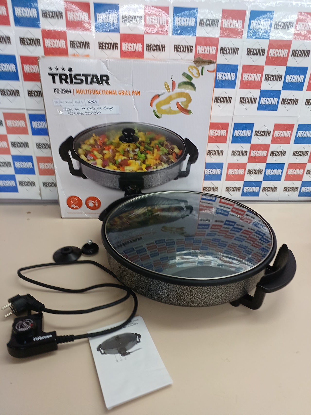 Paellera multifunción Tristar PZ-2964 eléctrica 40 cm