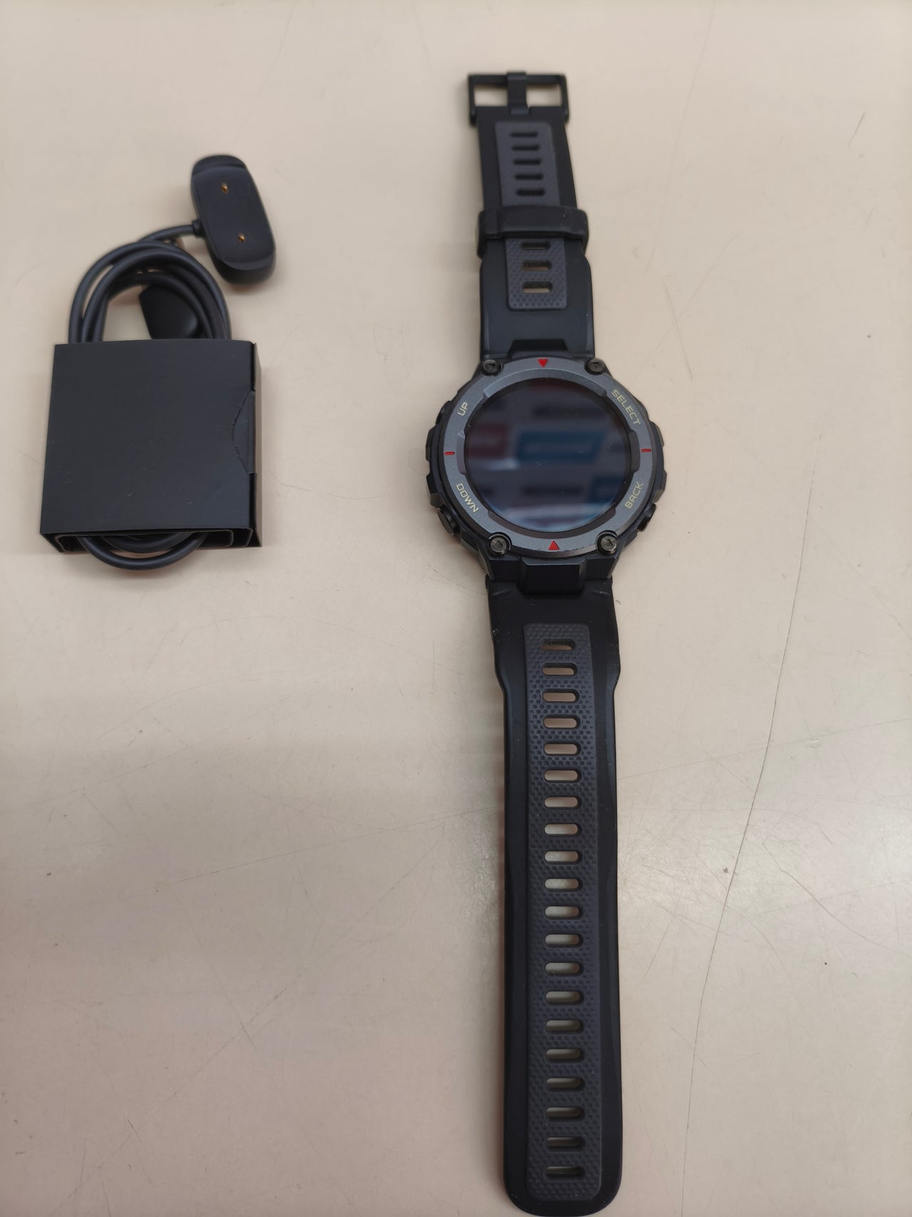 Amazfit T-Rex Pro, smartwatch deportivo, GPS, 18 días, negro
