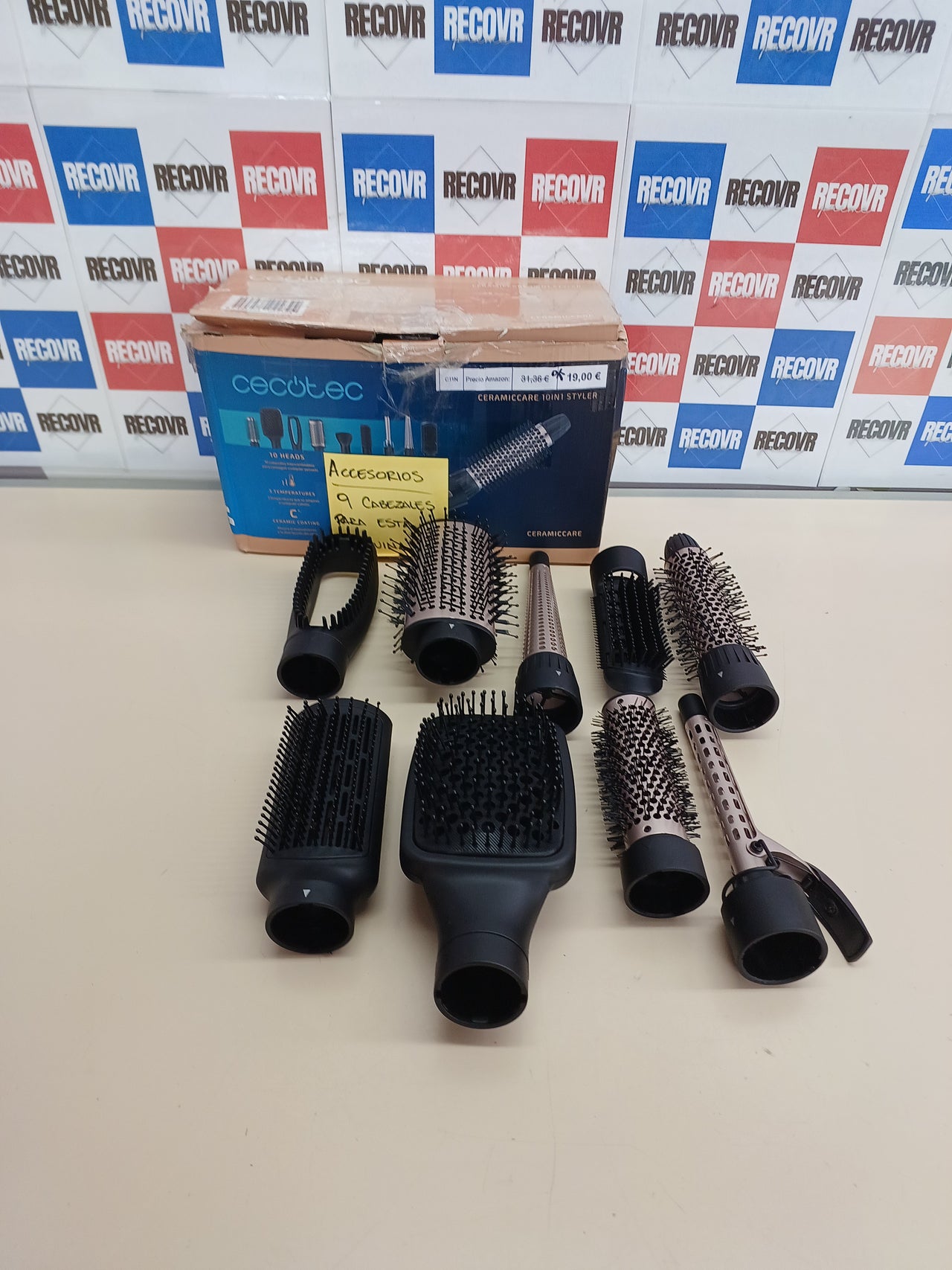 Cabezales Intercambiables Cecotec CeramicCare 10 en 1