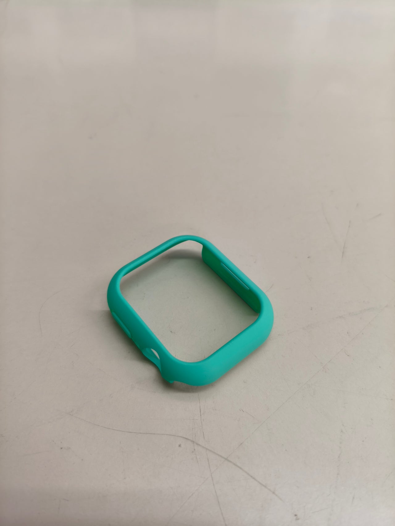 Funda Anybase Apple Watch 41 mm Series 8/9/SE 2 carcasa rígida ultrafina verde transparente