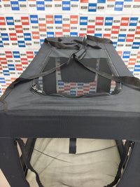 Transportín plegable lionto para perros 3XL 101x69x70 cm negro