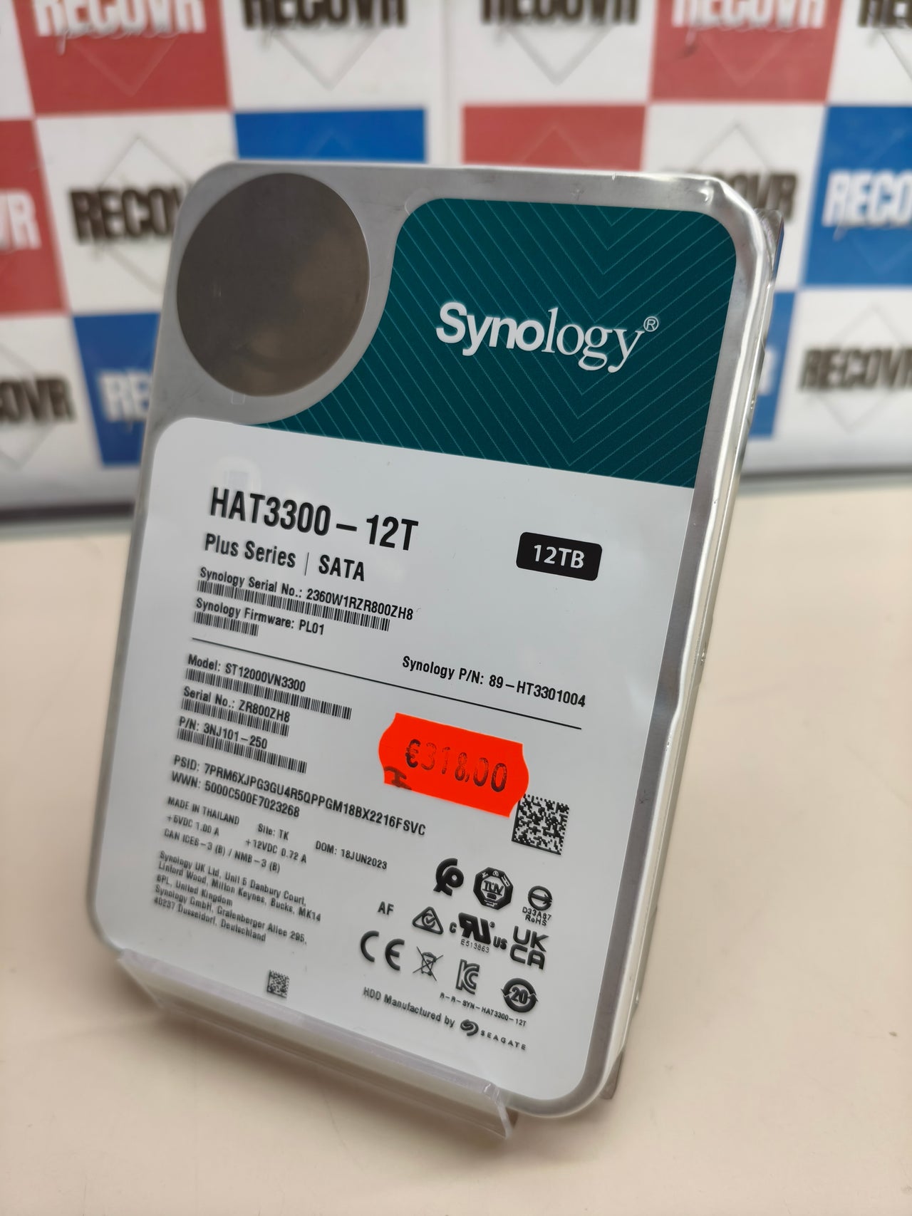 Disco Duro Synology HAT3300-12T 12TB SATA