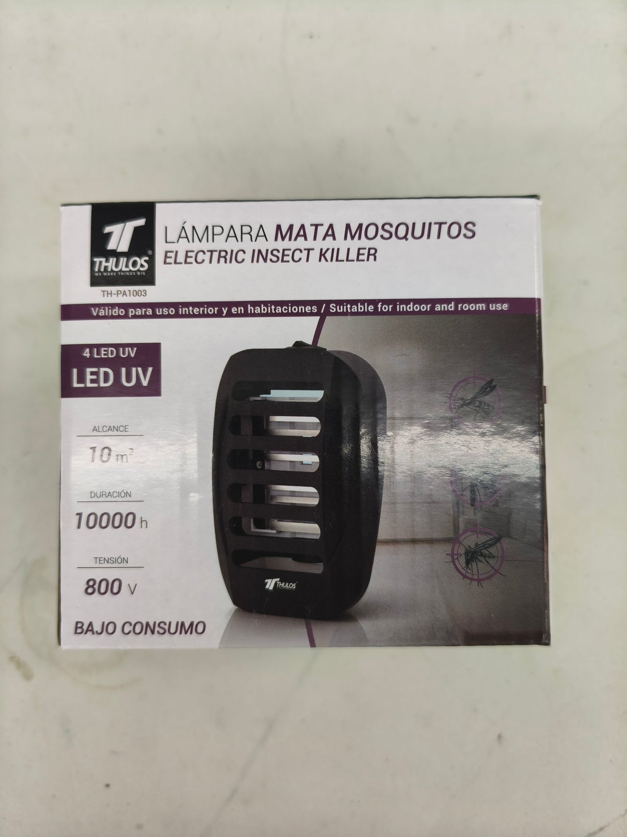 Lampara mata mosquitos