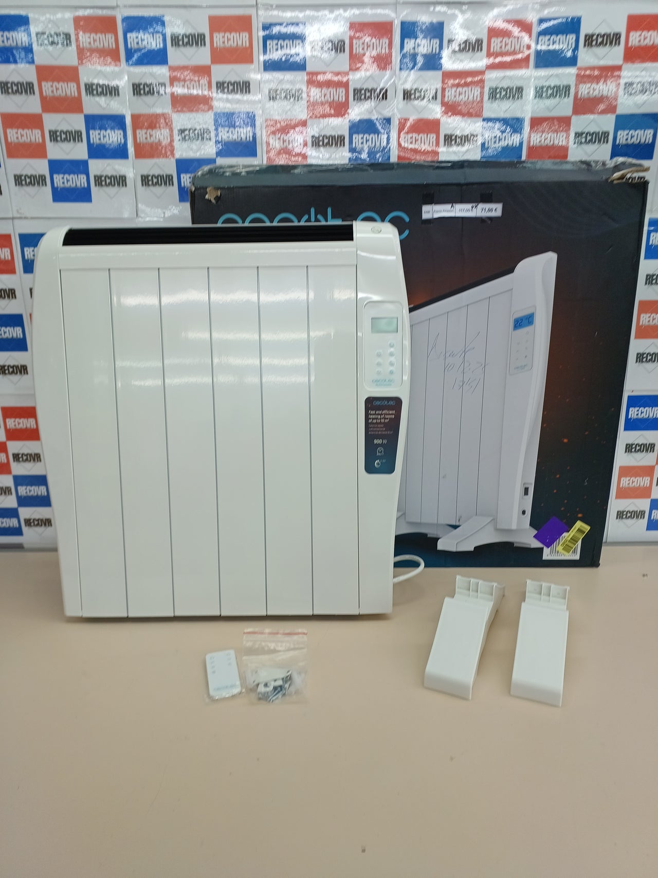 Radiador eléctrico 900 W 6 elementos – Cecotec