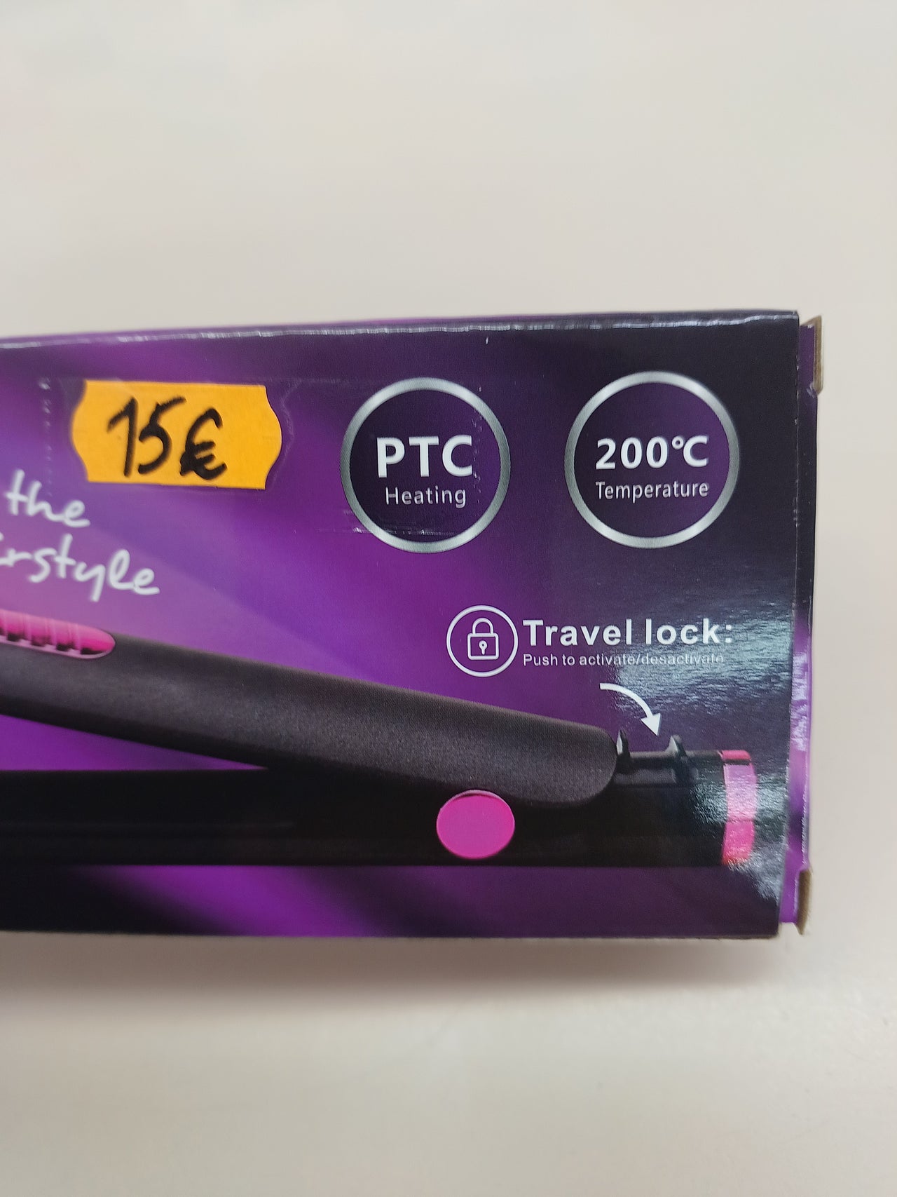 Plancha de pelo Pritech 200°C 35W TA-1997