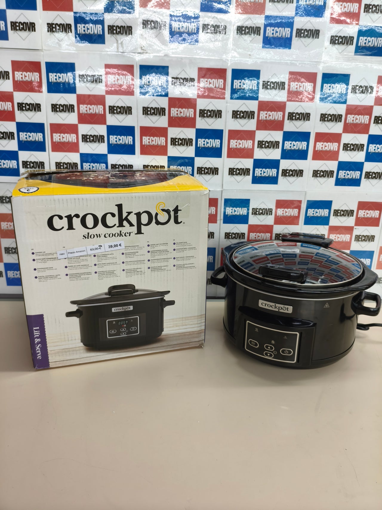 Olla de cocción lenta Crockpot 4,7L