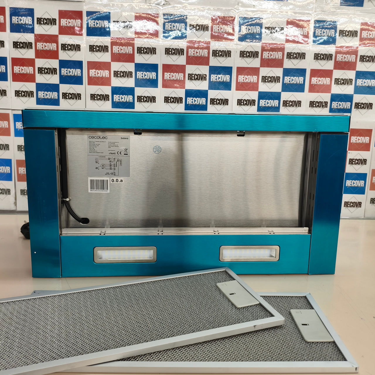Cecotec Flux TLT 605500, campana telescópica 60 cm blanca A++