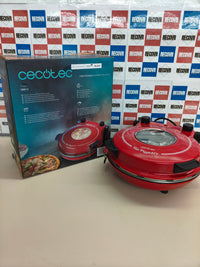 Horno para pizza Cecotec Fun Pizza & Co Mamma Mía Vista 1200W rojo