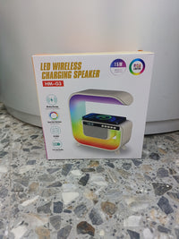 Altavoz BT Cargador Inalámbrico RGB