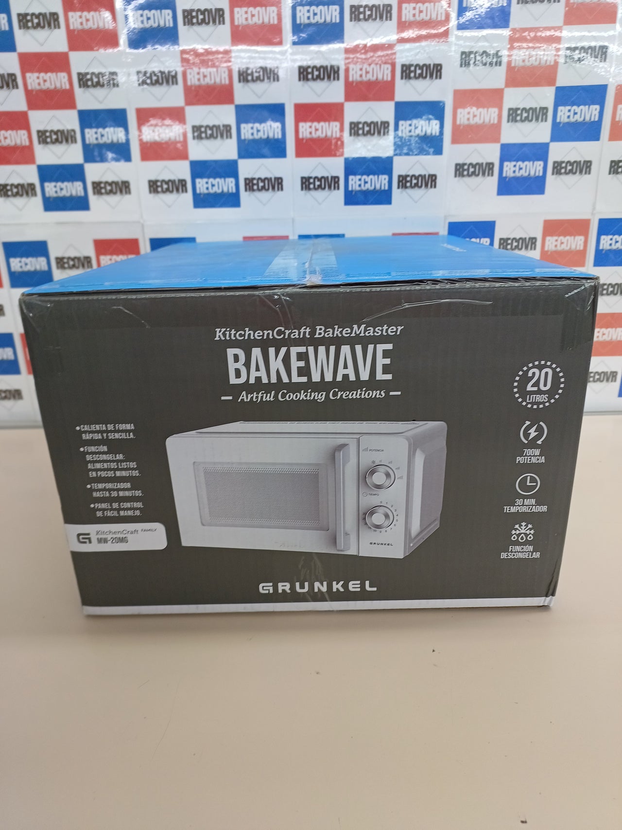 Microondas 20L 700W Blanco MW-20MG Grunkel