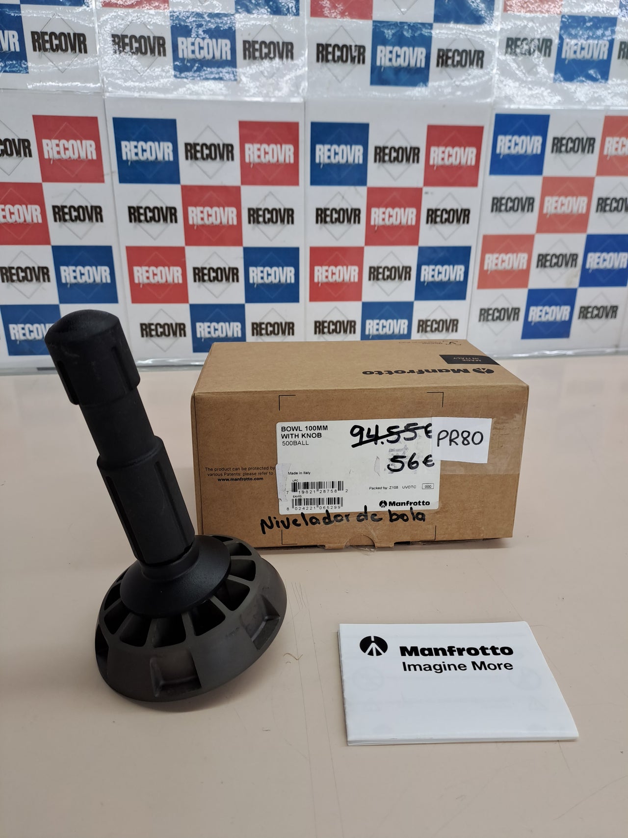 Manfrotto Nivelador de Bola 100mm