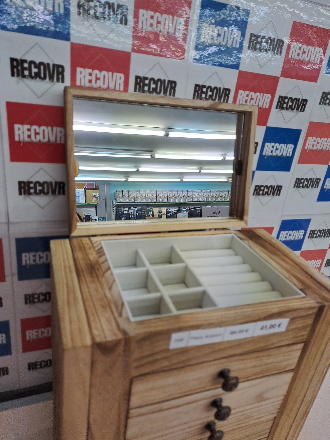 Joyero grande madera 7 capas con espejo – ProCase