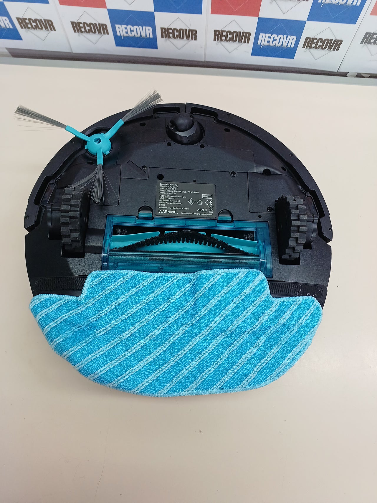 Robot Aspirador Cecotec Conga Y50 X-Treme 5000Pa Base