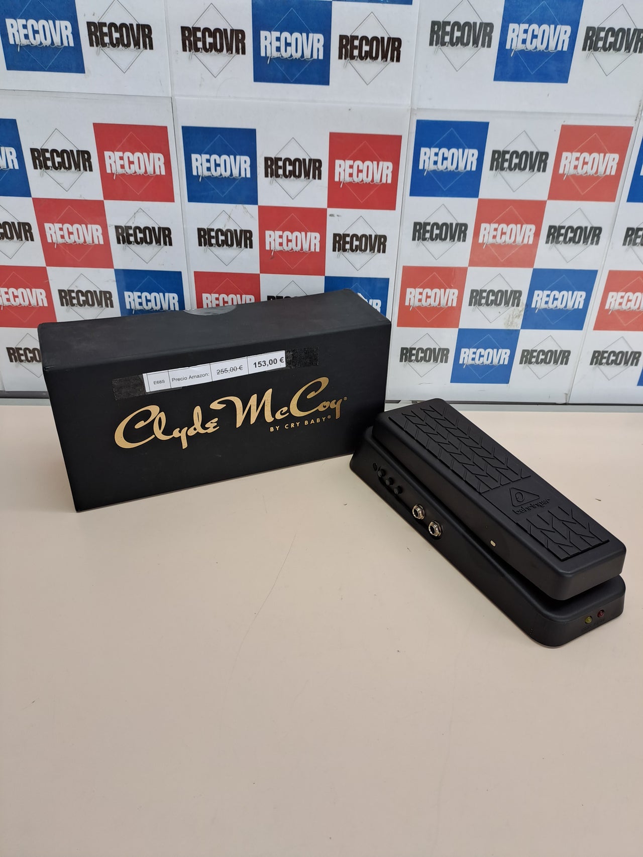 Pedal HELLBABE óptico ajustable con boost para guitarra y bajo