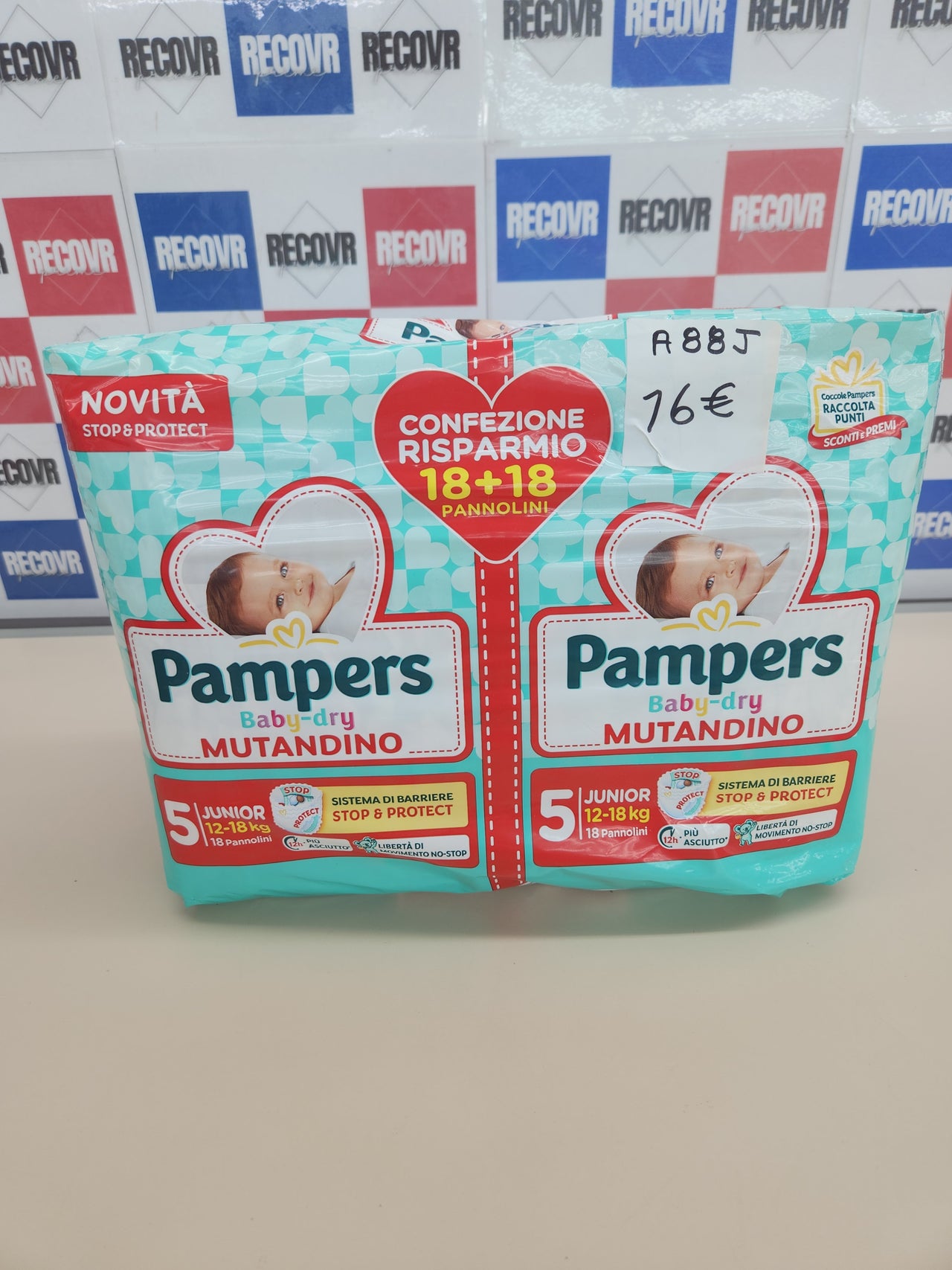 Pañales Braguita Talla 5 (12–18 kg) – Pampers Baby Dry 36 uds