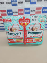 Pañales Braguita Talla 5 (12–18 kg) – Pampers Baby Dry 36 uds