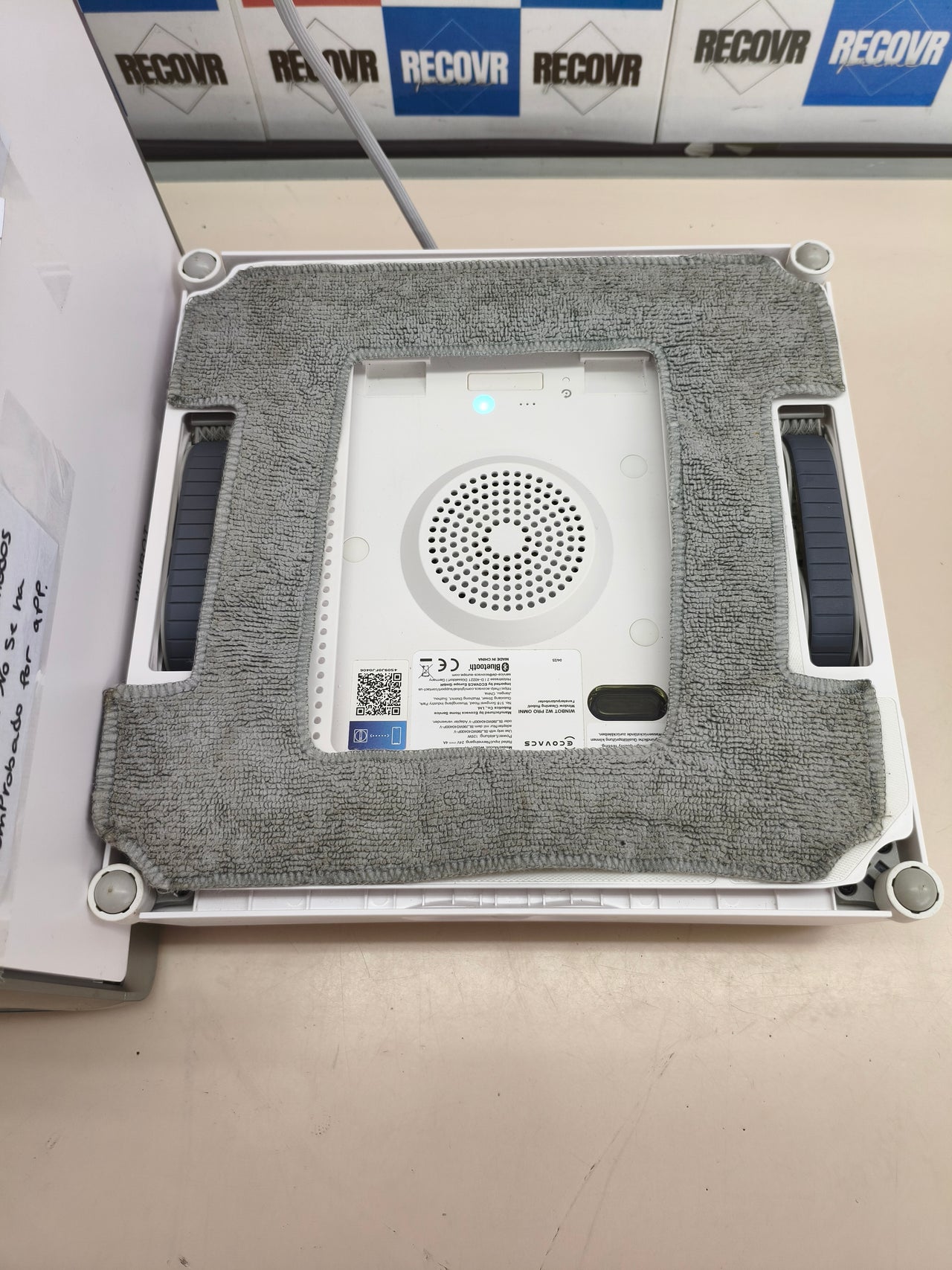 Robot limpiacristales ECOVACS Winbot W2 Pro Omni con estación multifunción