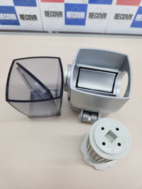 Rallador Eléctrico 150 W, Rodillo De Acero Inoxidable, Tolva De Aluminio, Recipiente Extraíble Con Tapa Frescura, Sistema De Seguridad,  Imetec Grattugissima