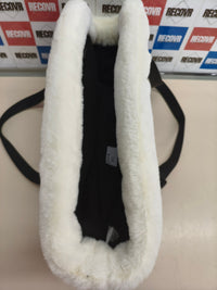 Ferplast Bolso para perros WITH-ME WINTER, EVA, Suave plástico de goma con revestimiento de ecopiel, Asas regulables, Correa de seguridad incluida, 21.5 x 43.5 x h 27 cm, Negro