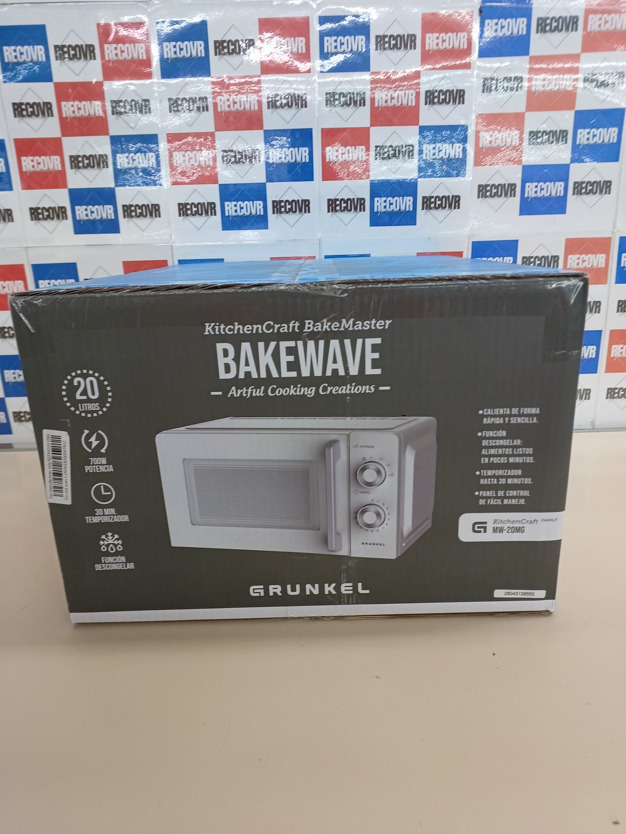 Microondas 20L 700W Blanco MW-20MG Grunkel