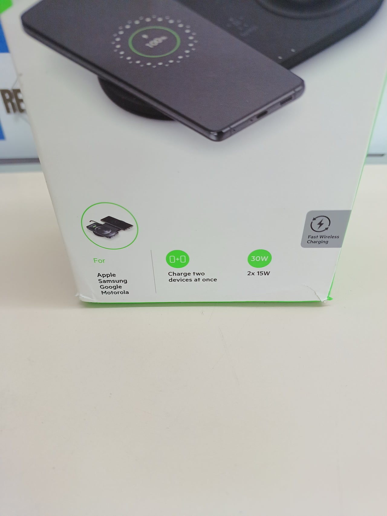 Cargador Inalámbrico Dual Belkin 15 W Negro