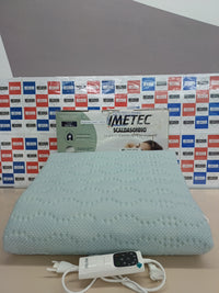 Calientacamas doble 150 x 160 cm, Calentamiento rápido, Temperatura constante y personalizable, Tejido acolchado hipoalergénico lavable, Made in Italy, Control 6 temperaturas Imetec Adapto Recreo